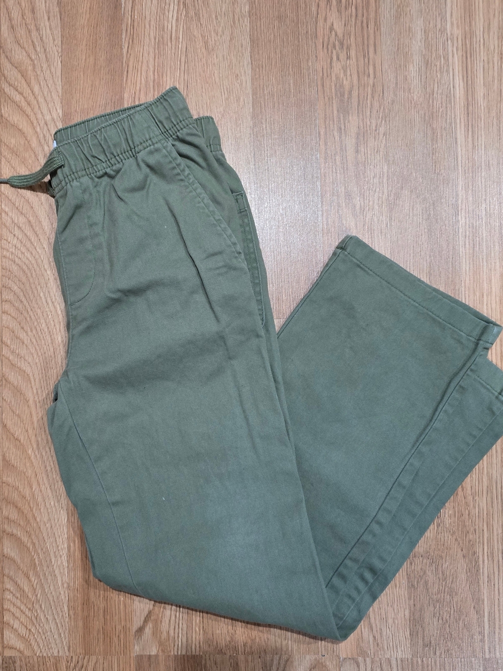 Old Navy Olive Green Kids Drawstring Joggers